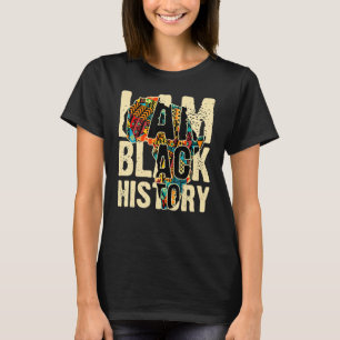 T-shirt Style Africain Afrique Continent Je Suis Noir Hist