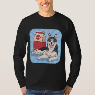 T-shirt Style alimentaire Husky