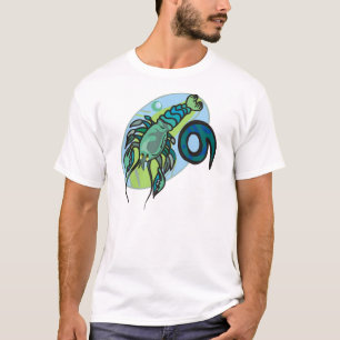 T-shirt Style années 1970 Cancer Crab avec symbole