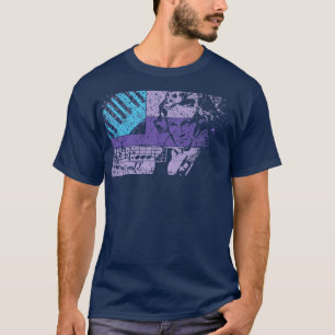 T-shirt Style années 80 Beethoven Drapeau avec 5ème Sympho