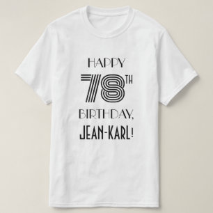 T-shirt Style Art Déco : 78e cérémonie d'anniversaire