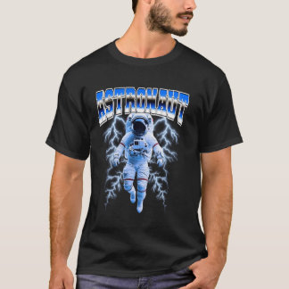 T-shirt Style Astronaute Spatial 90 Bootleg