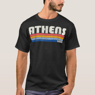 T-shirt Style Athènes Grèce les années 70 80s vintage