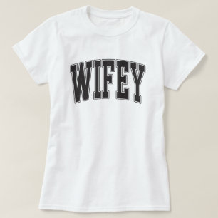 T-shirt Style Athlétique Féminin Wifey