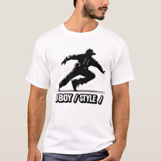 T-shirt Style B-Boy - Rétro Breakdance Silhouette Streetwe