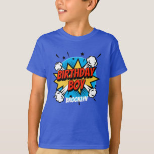 T-shirt Style bande dessinée Anniversaire typographie de g