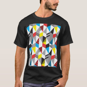 T-shirt Style Bauhaus rétro : Abstrait sans couture