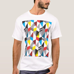 T-shirt Style Bauhaus rétro : Abstrait sans couture