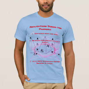 T-shirt Style - Bleu & Rouge 'Réalisations pendant la pan