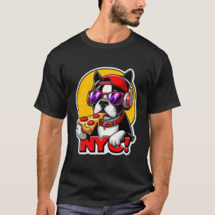 T-SHIRT STYLE BOSTON TERRIER-NYC 2