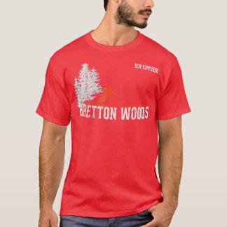 T-shirt Style Bretton Woods NH Vintage Ski 1980