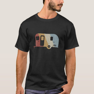 T-shirt Style Camping Retro Vintage