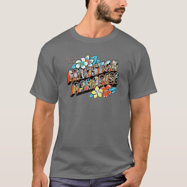 T-shirt Style Carte Postale "Salutations De Fhloston Parad (Devant)