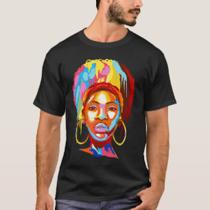 T-shirt Style casque africain typique Fille BHM