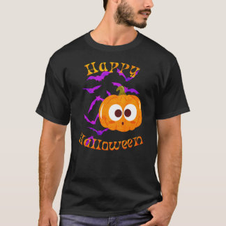 T-shirt Style Citrouille Halloween