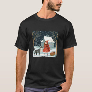 T-shirt Style Classique du Petit Chaperon Rouge pour un Ch