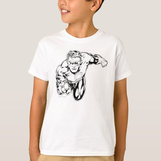 T-shirt Style comique - Bague devant, noir et blanc (Devant)