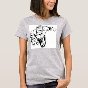 T-shirt Style comique - sonnez dans l'avant, noir et blanc