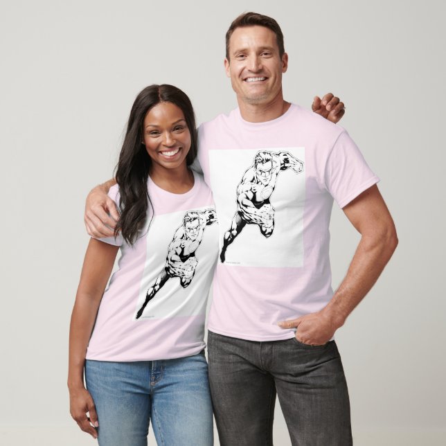 T-shirt Style comique - Swift Jump, noir et blanc (Unisexe)