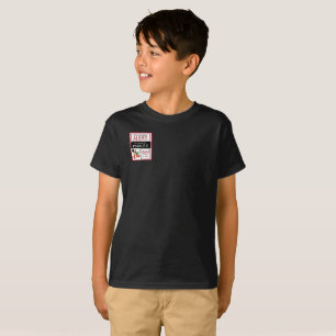 T-shirt Style d'alerte d'allergie aux aliments d'a