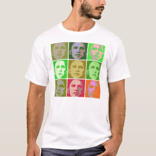 T-shirt Style d'art de bruit d'Obama