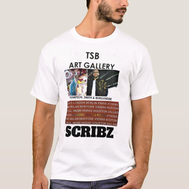 T-SHIRT STYLE D'ARTT SCRIBZ TSB (Devant)