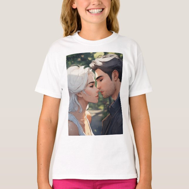 T-shirt style de bande dessinée (Devant)