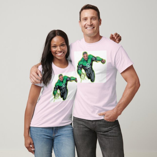 T-shirt Style de bande dessinée - Lanterne verte (Unisexe)
