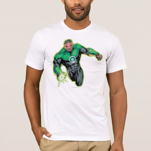 T-shirt Style de bande dessinée - Lanterne verte (Devant)