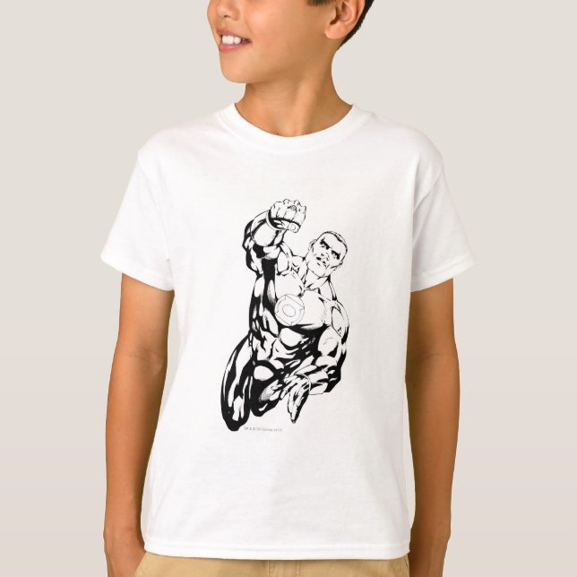T-shirt Style de bande dessinée - Volant vers le haut, noi (Devant)
