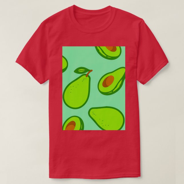 T-shirt Style de beauté de mode Avocado (Design devant)