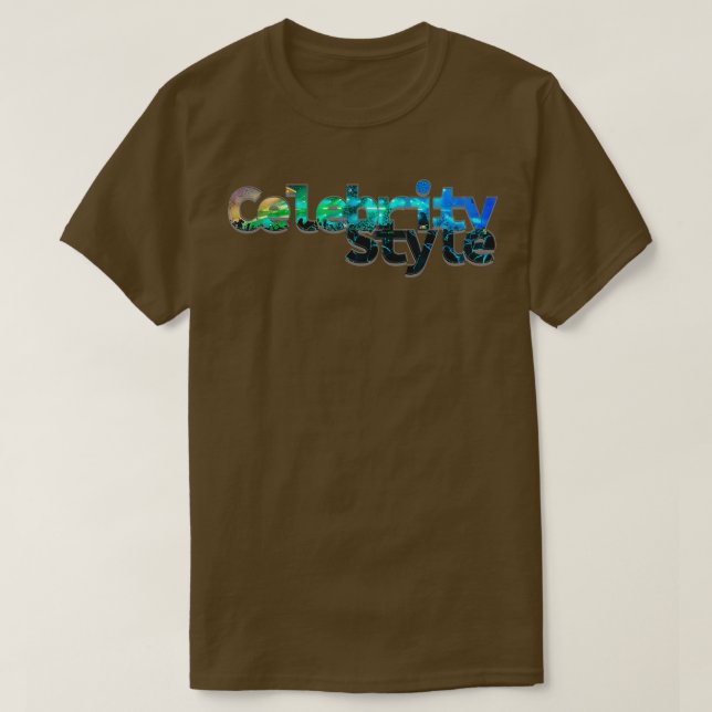 T-shirt Style de célébrité (Design devant)