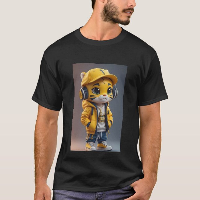 T-SHIRT STYLE DE CHAT (Devant)