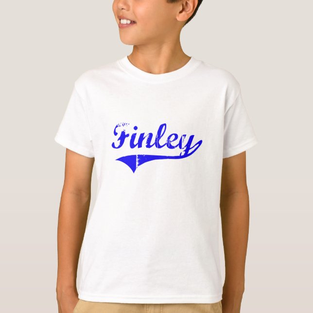 T-shirt Style de classique de nom de famille de Finley (Devant)