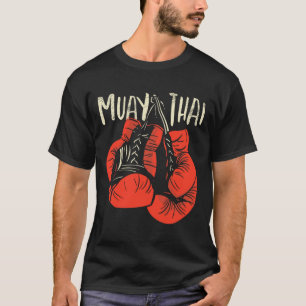 T-shirt Style de combat de boxe thaïlandais féroce pour le