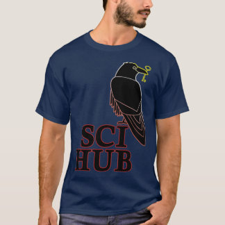 T-shirt Style de contour du néon SCIHUB agréable en noir 1