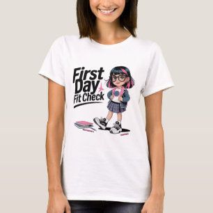 T-shirt Style de couverture du magazine de mode Preppy Ret