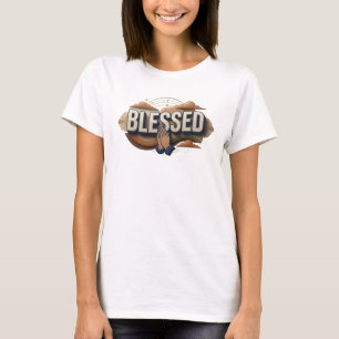 T-shirt Style de déclaration contemporain BLESSED