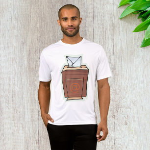 T-shirt Style de dessin de l'icône de boîte de réception d