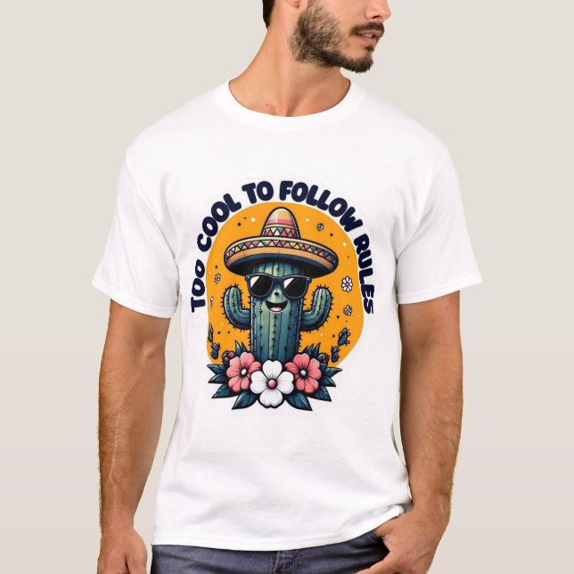 T-shirt Style de disjoncteur de règle - Conception de devi (Devant)