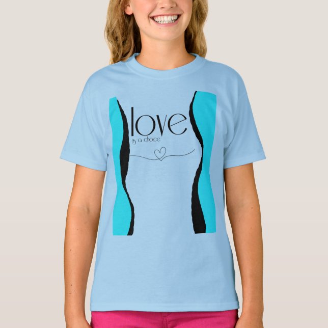 T-shirt style de fille adolescente (Devant)