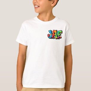 T-shirt Style de graffiti JAF - typographie de l'art urbai