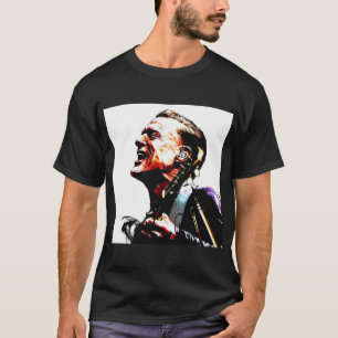 T-shirt Style De Graphic Chanteur Écrivain Guitariste Fill