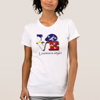 T-shirt Style de la Louisiane d'amour