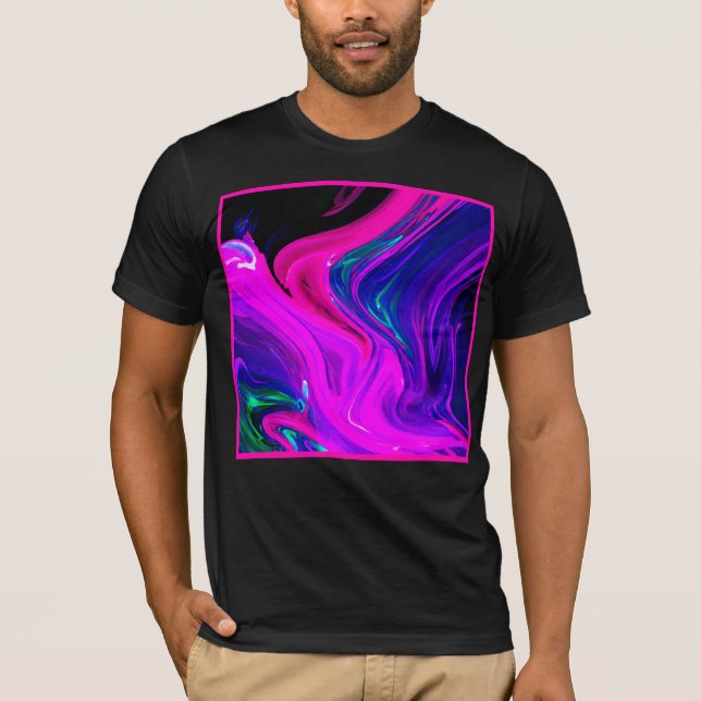 T-shirt Style de lecture couleur dynamique (Devant)