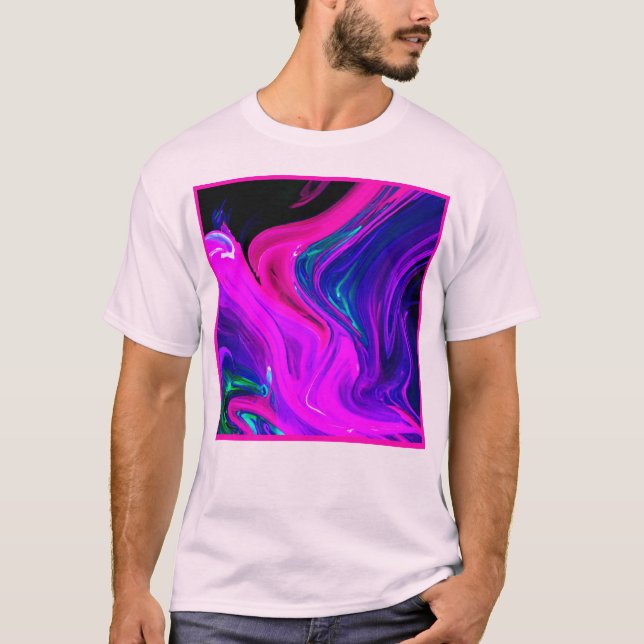T-shirt Style de lecture couleur dynamique (Devant)