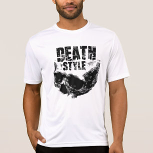 T-shirt Style de mort Design du crâne
