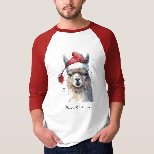T-shirt Style de Noël de ferme confortable (Devant)