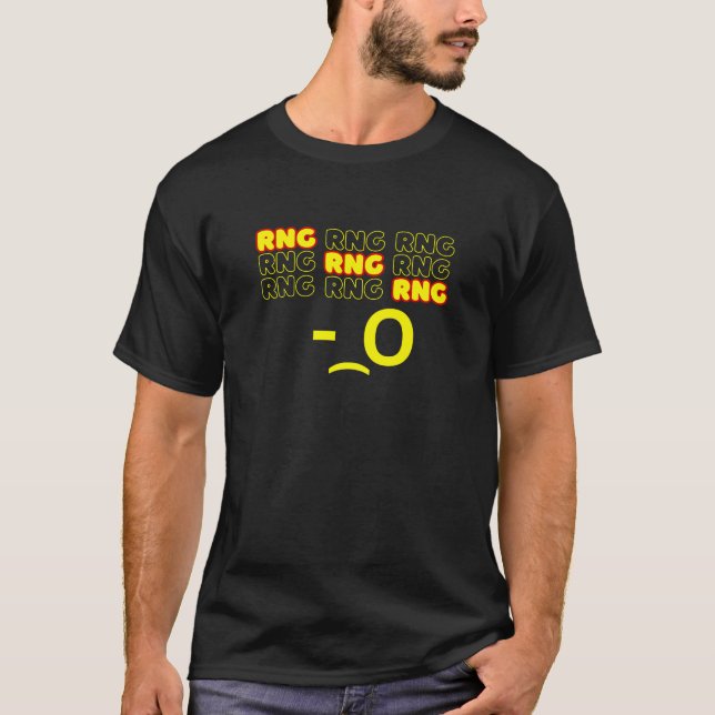 T-shirt Style de police RNG minimal (Devant)