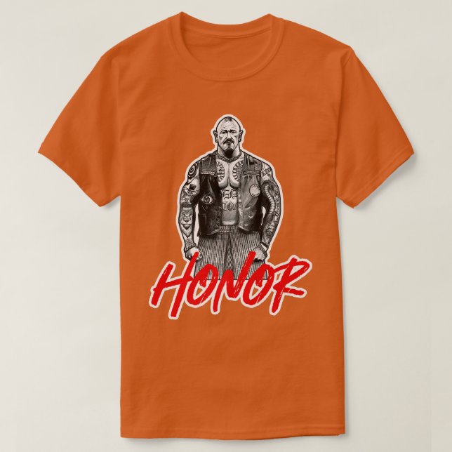 T-shirt Style de rue du rocker (Design devant)